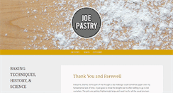 Desktop Screenshot of joepastry.com